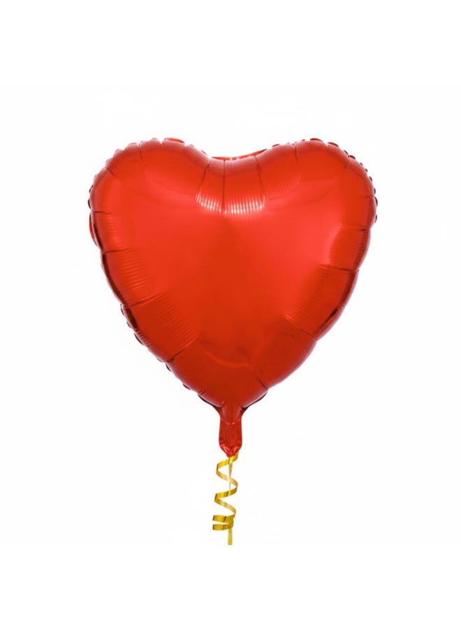 Toyland 18 Inch Red Heart Foil Balloon – Classic Helium Balloon for Valentine’s Day & Party Décor - Image 2